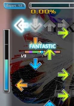 Screen from ITGMania.